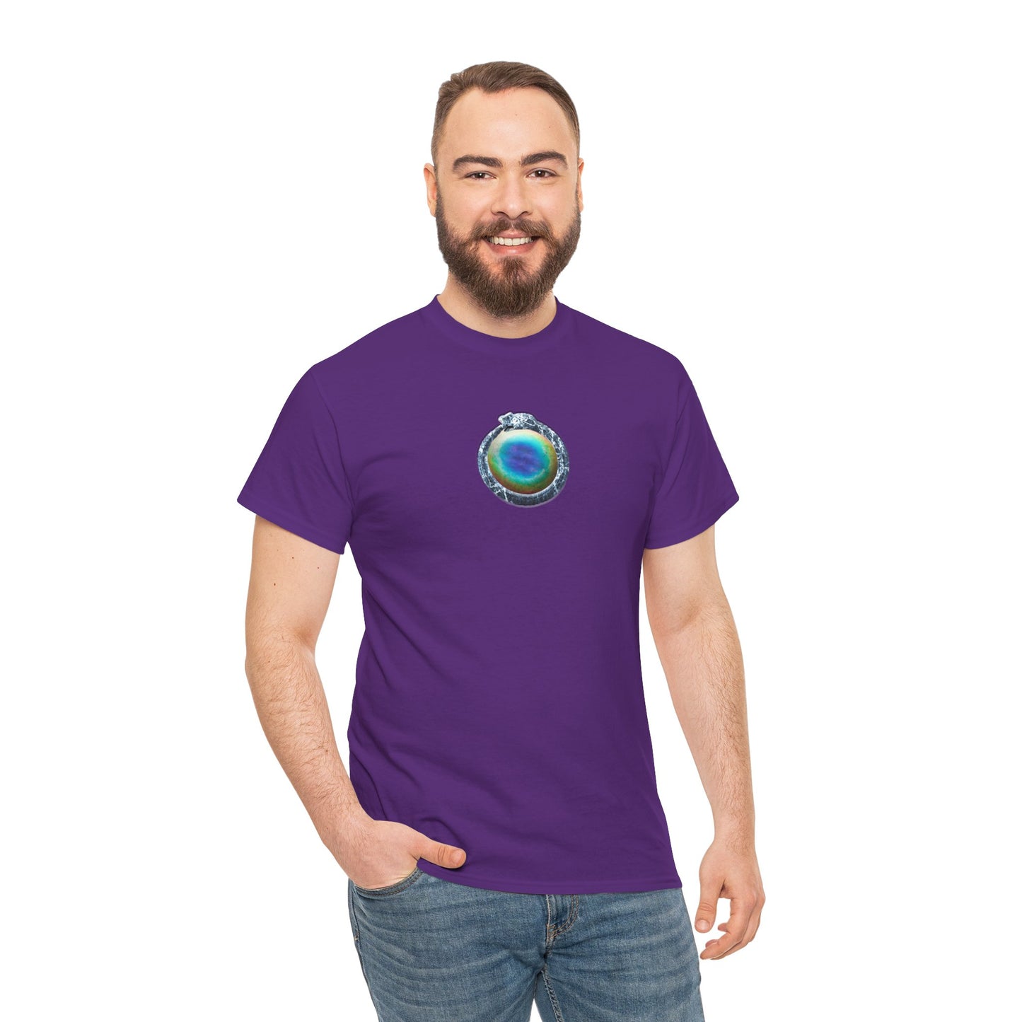 Ouroboros Cosmic Eye Cotton Tee