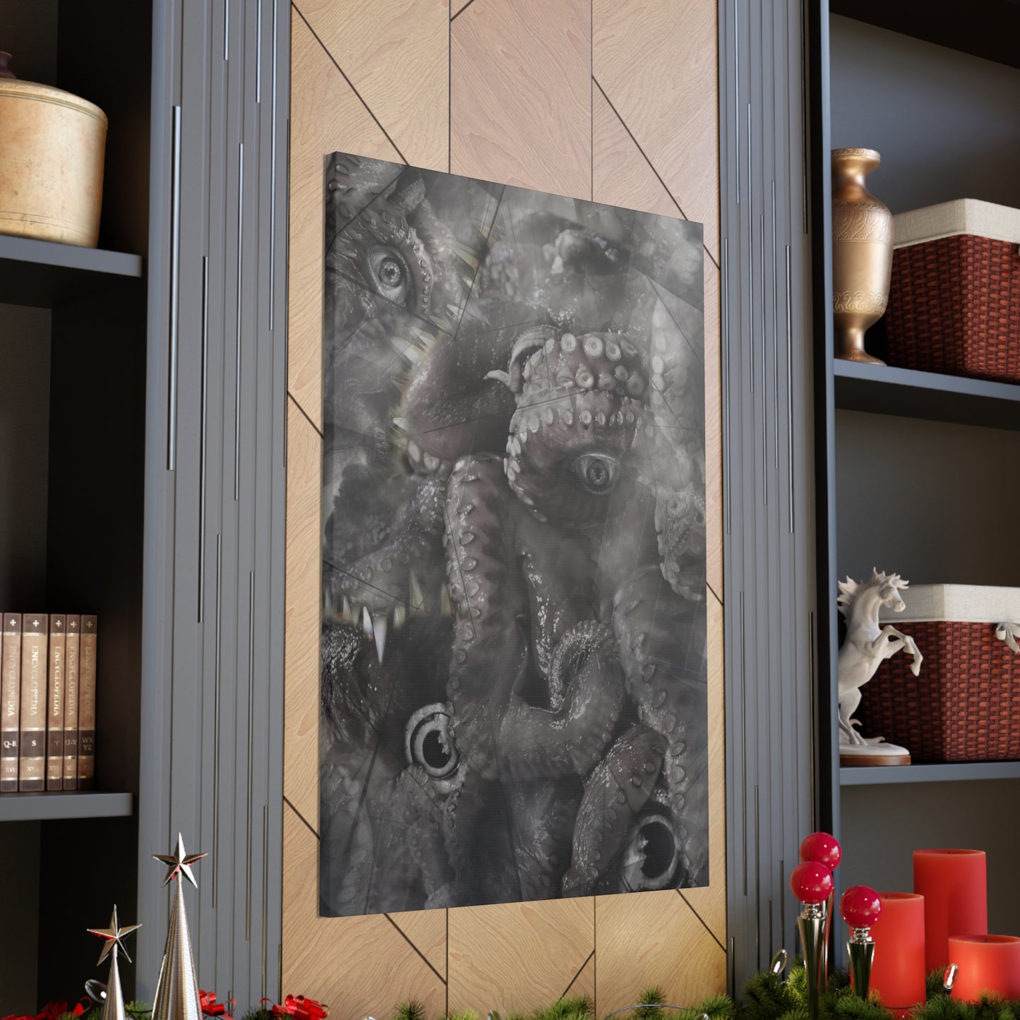 Shambling Eldritch Horror Canvas Wrap
