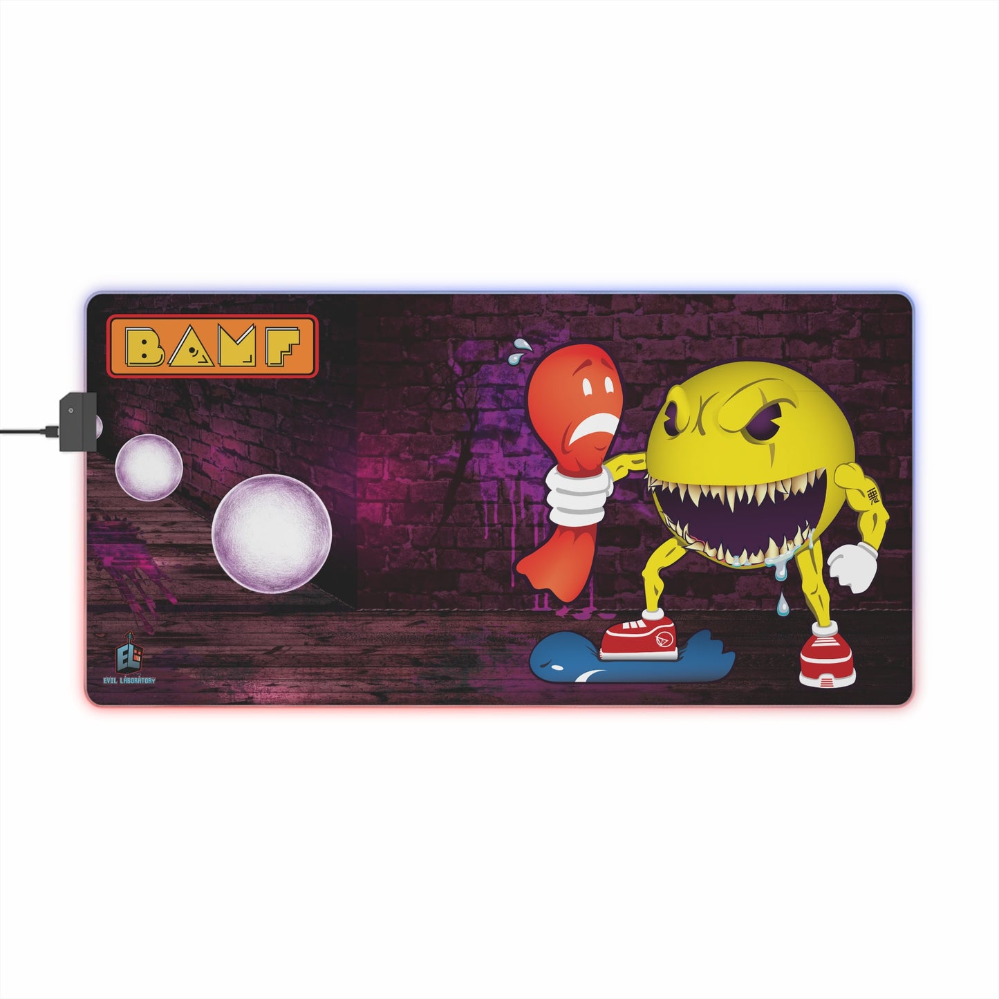 BAMF Ghost Hunter LED Mouse Pad Evil Laboratory