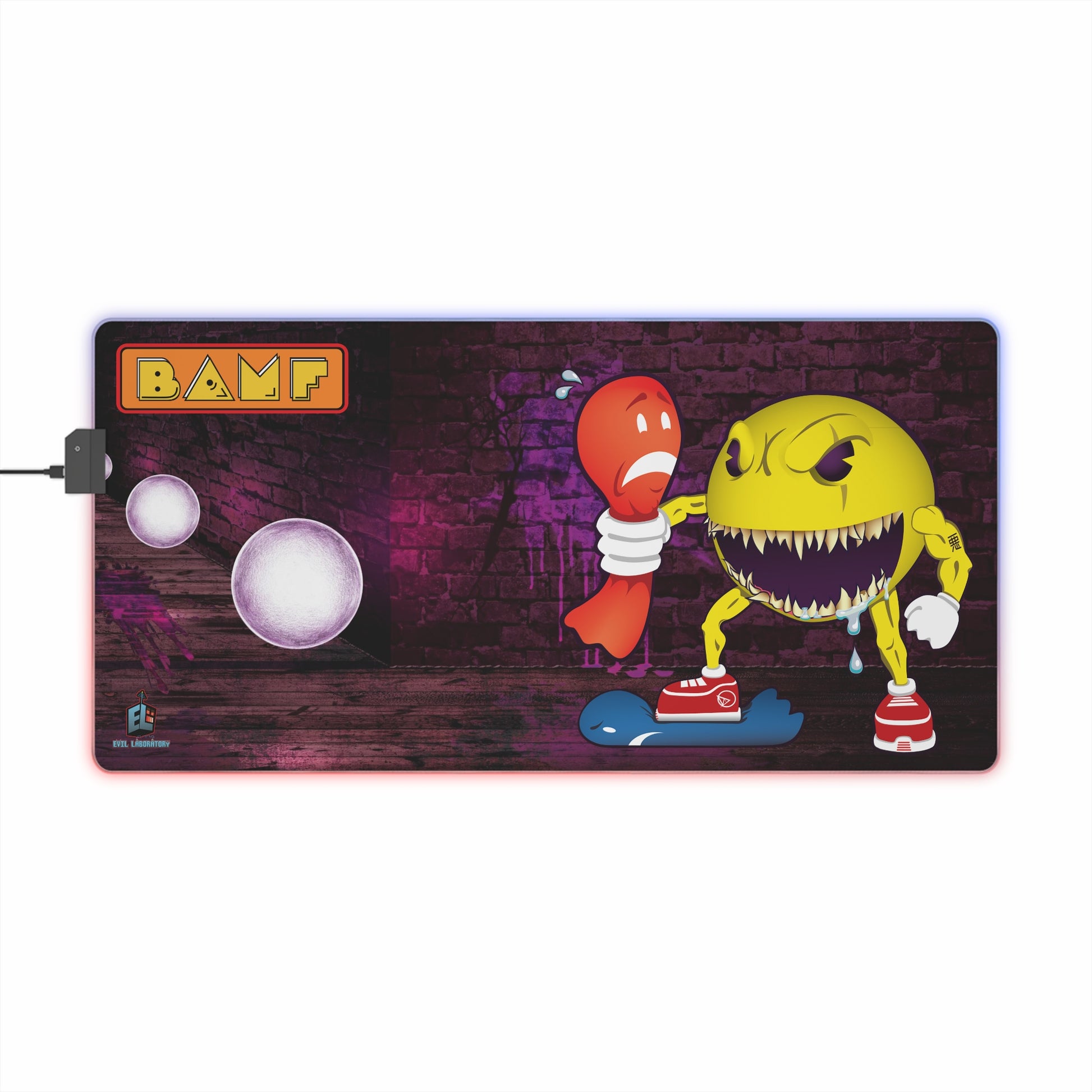BAMF Ghost Hunter LED Mouse Pad Evil Laboratory