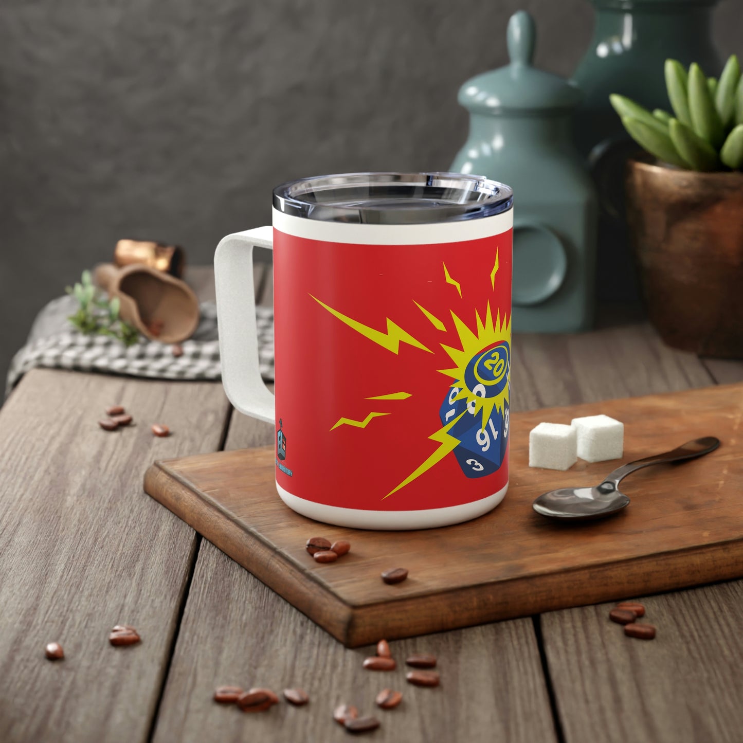 Natural 20 Stasis Mug Evil Laboratory