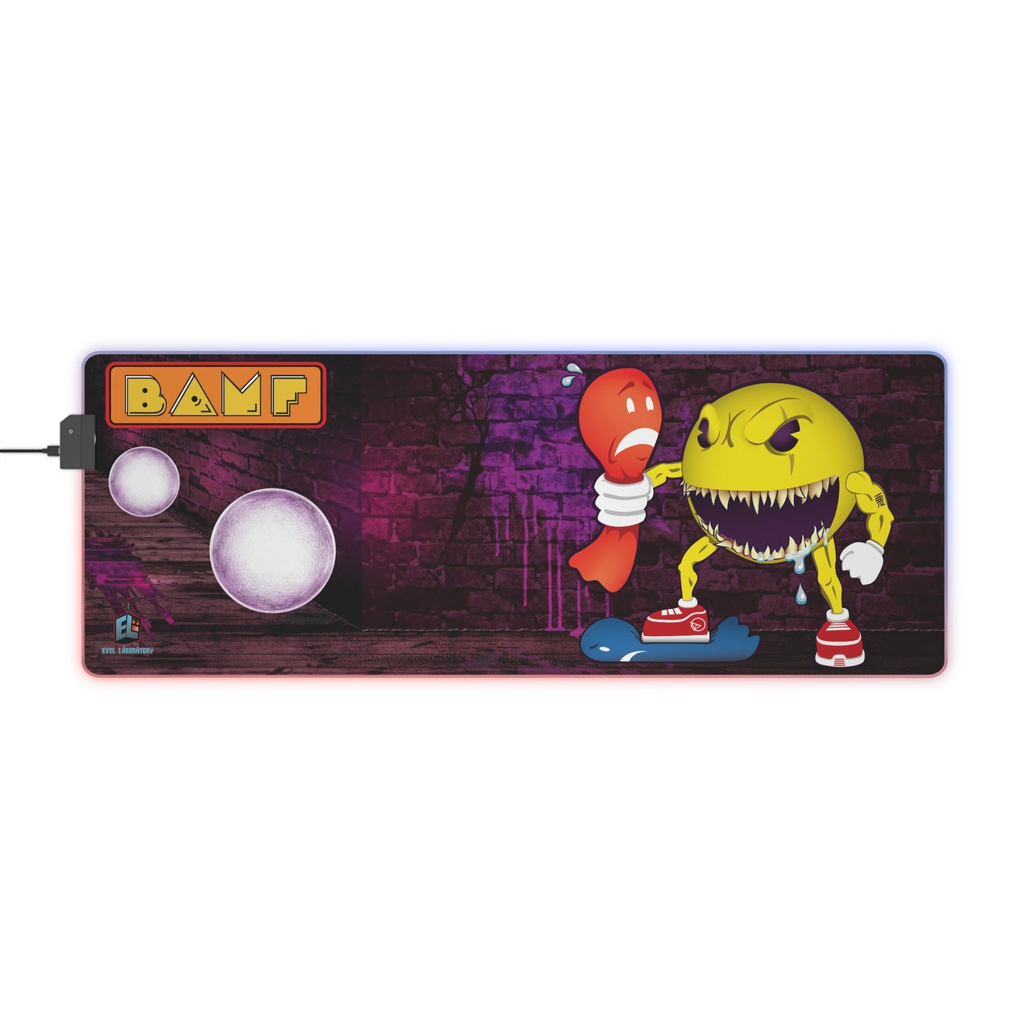 BAMF Ghost Hunter LED Mouse Pad Evil Laboratory