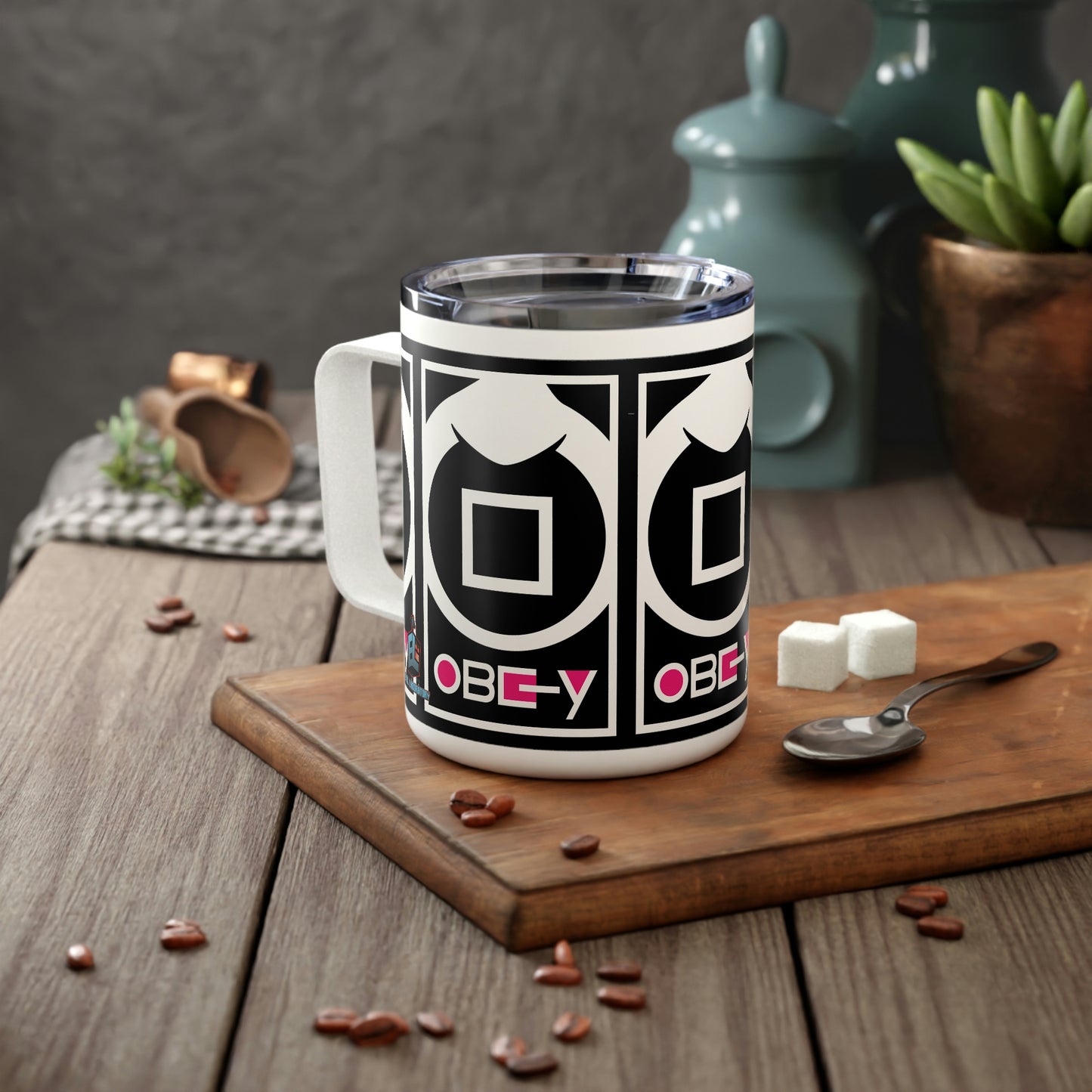 Obey Mask Stasis Mug Evil Laboratory