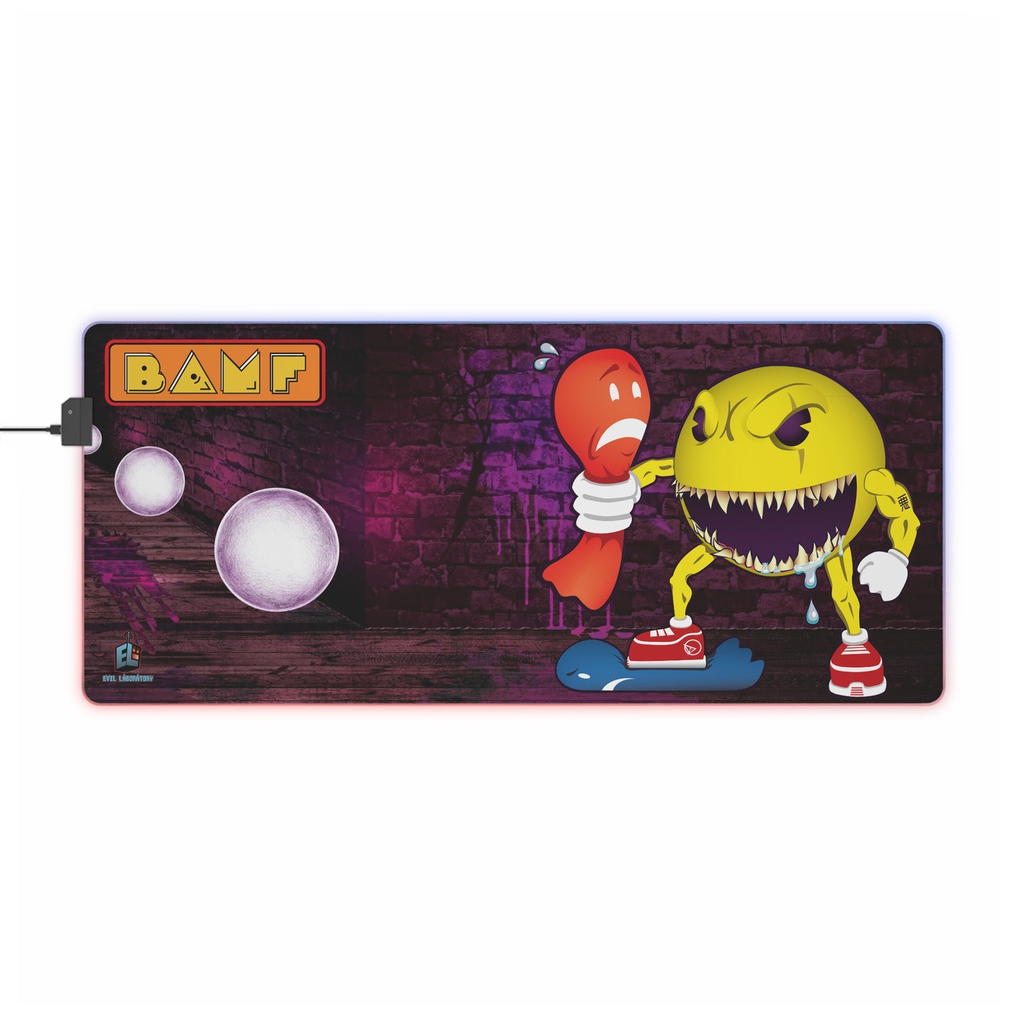 BAMF Ghost Hunter LED Mouse Pad Evil Laboratory