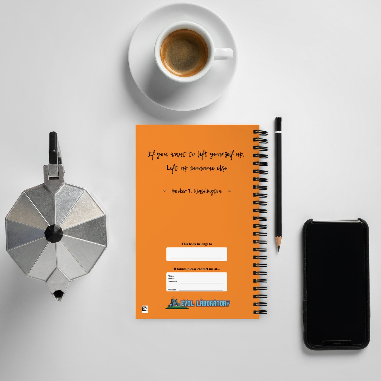 You Rock! Vector Notebook Evil Laboratory