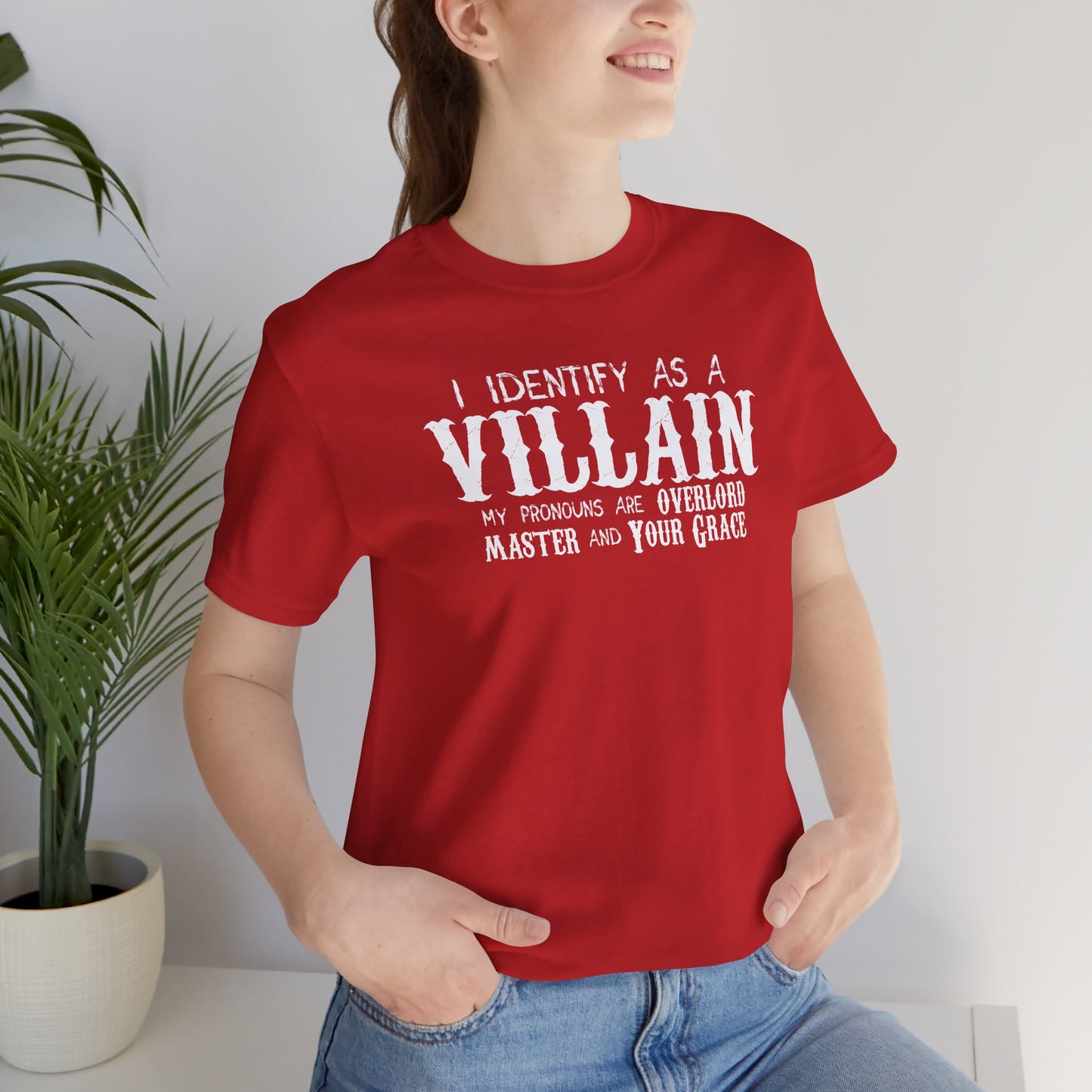Identify As A Villain Premium Tee