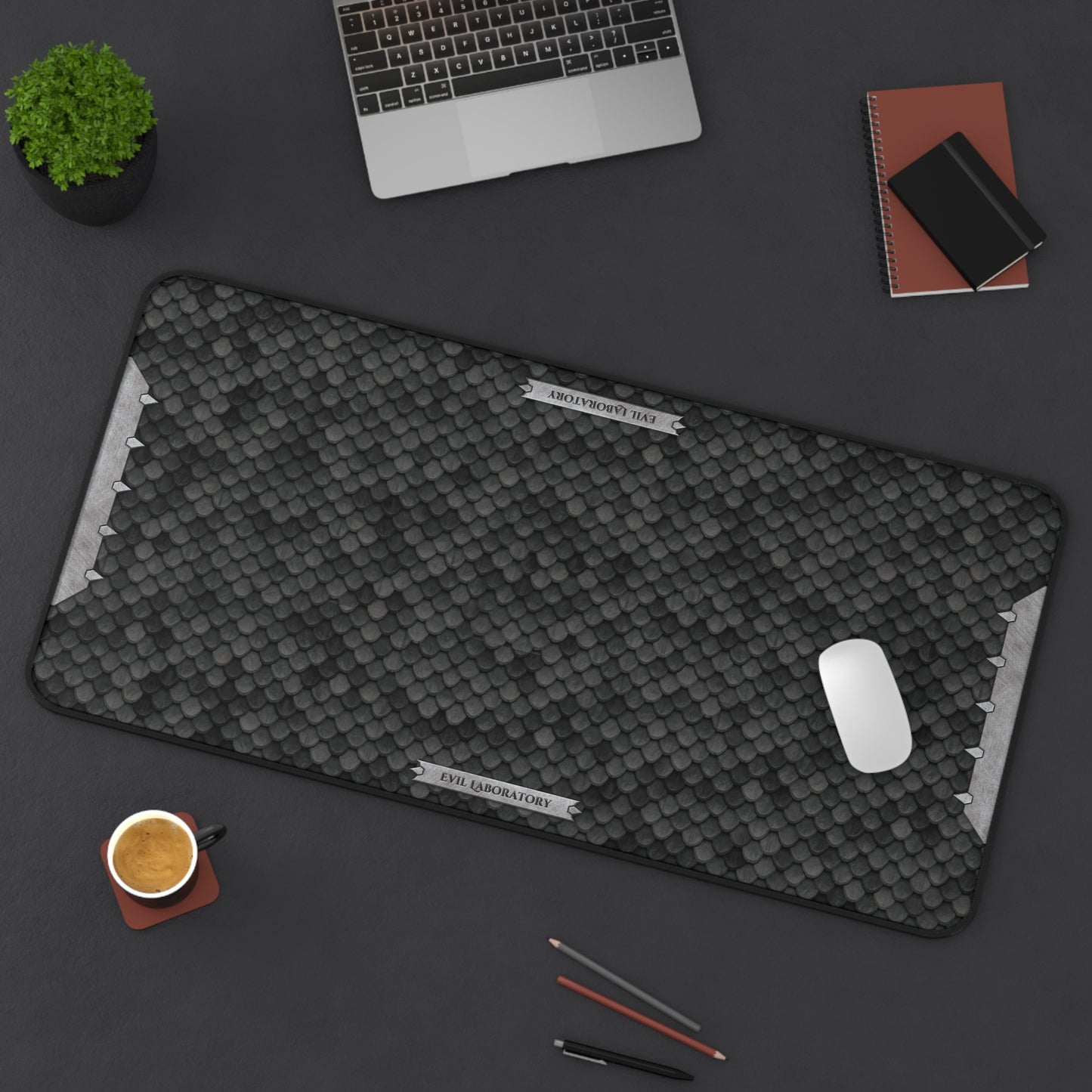 Black Dragon Scale Mouse Pad