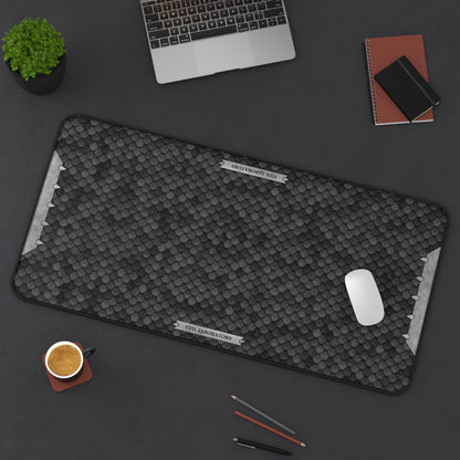 Black Dragon Scale Mouse Pad