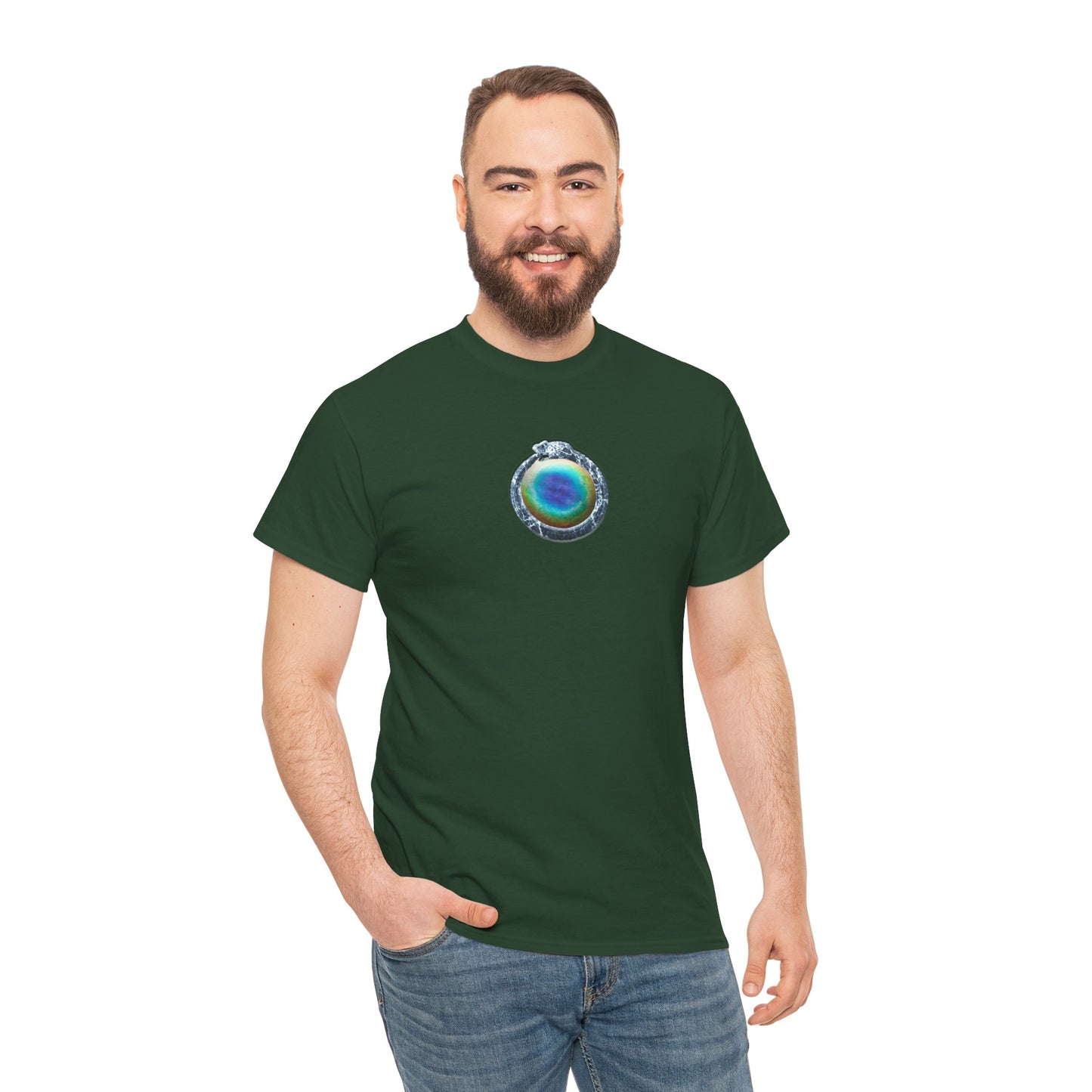 Ouroboros Cosmic Eye Cotton Tee