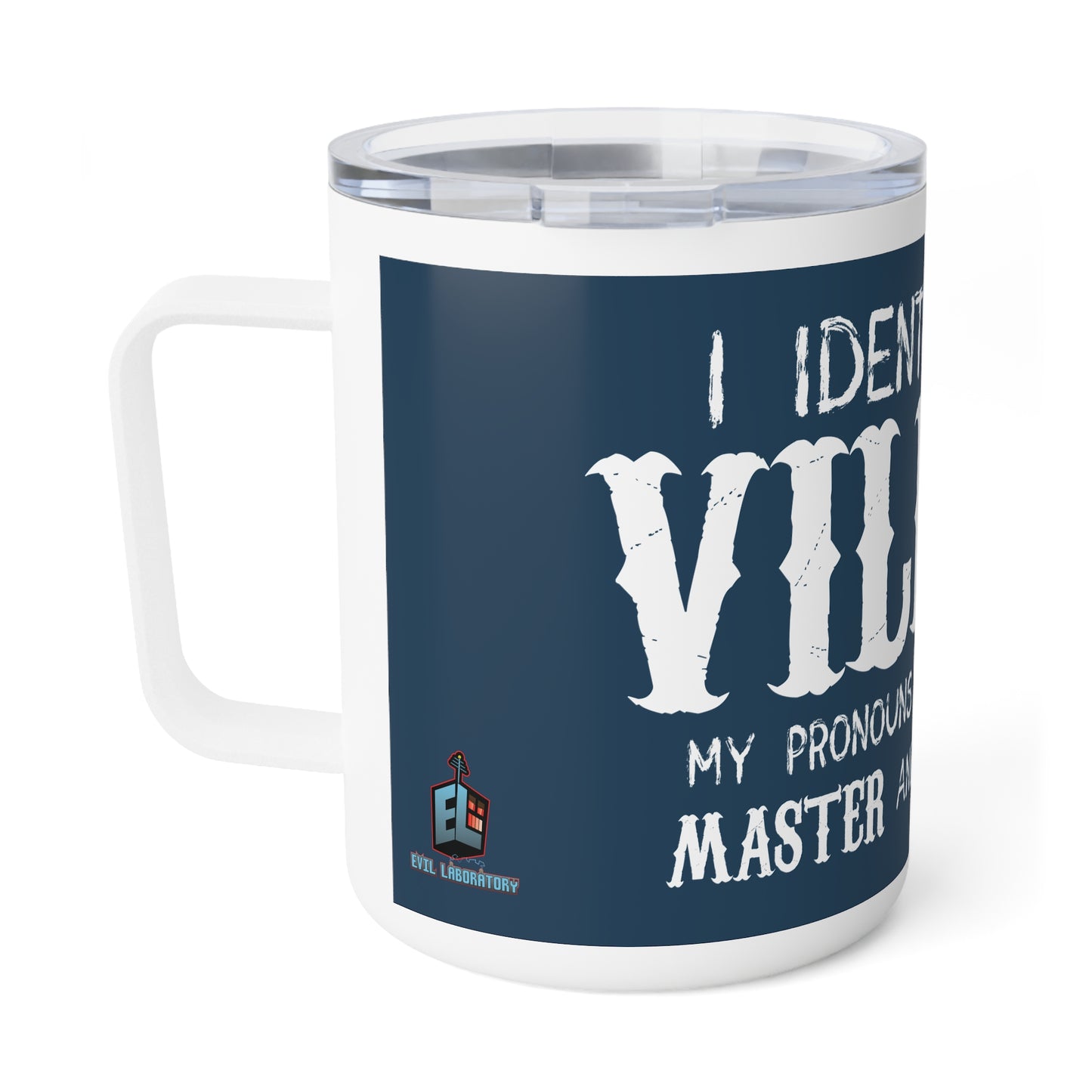 Identify as a Villain Stasis Mug