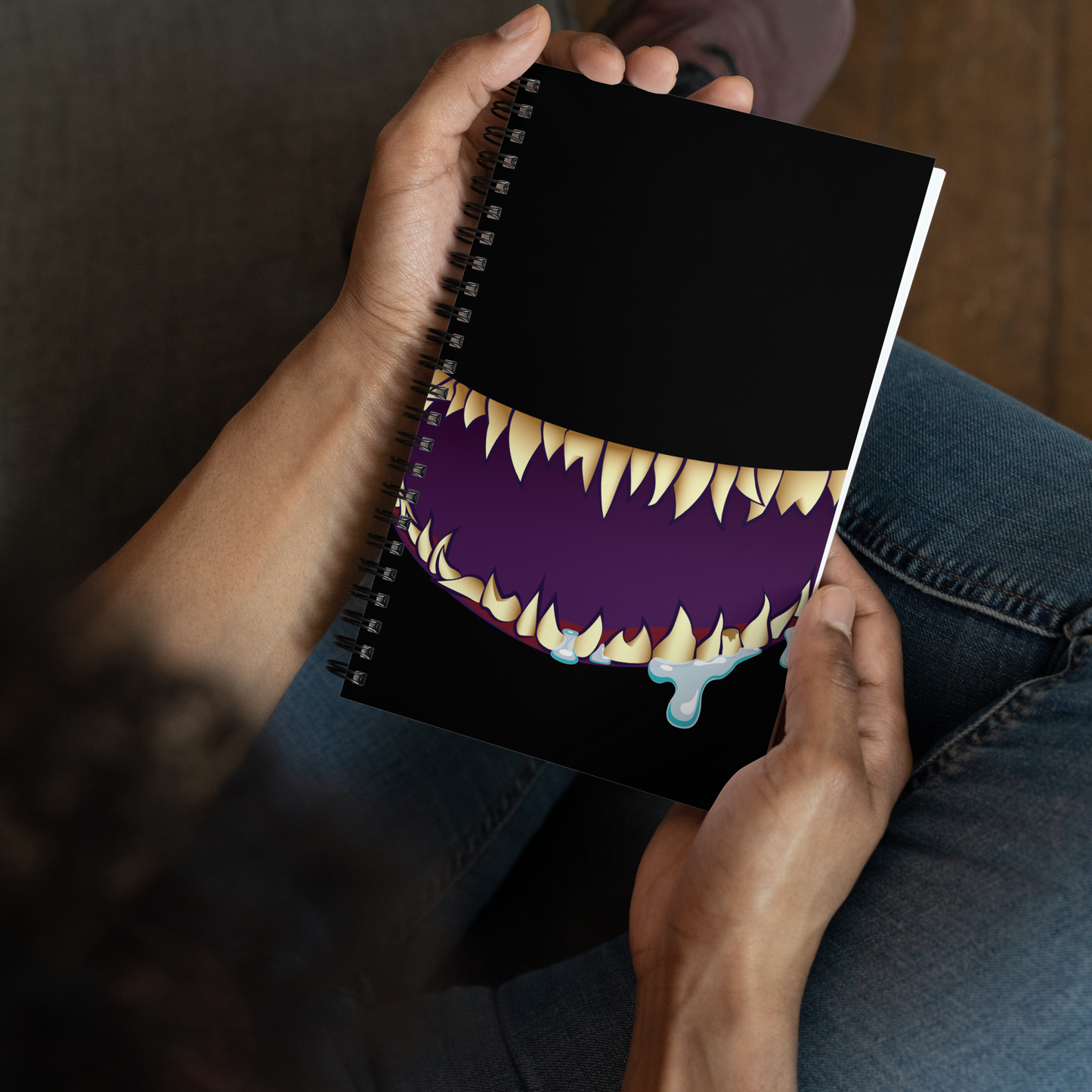 Hungry Smiling Vector Notebook