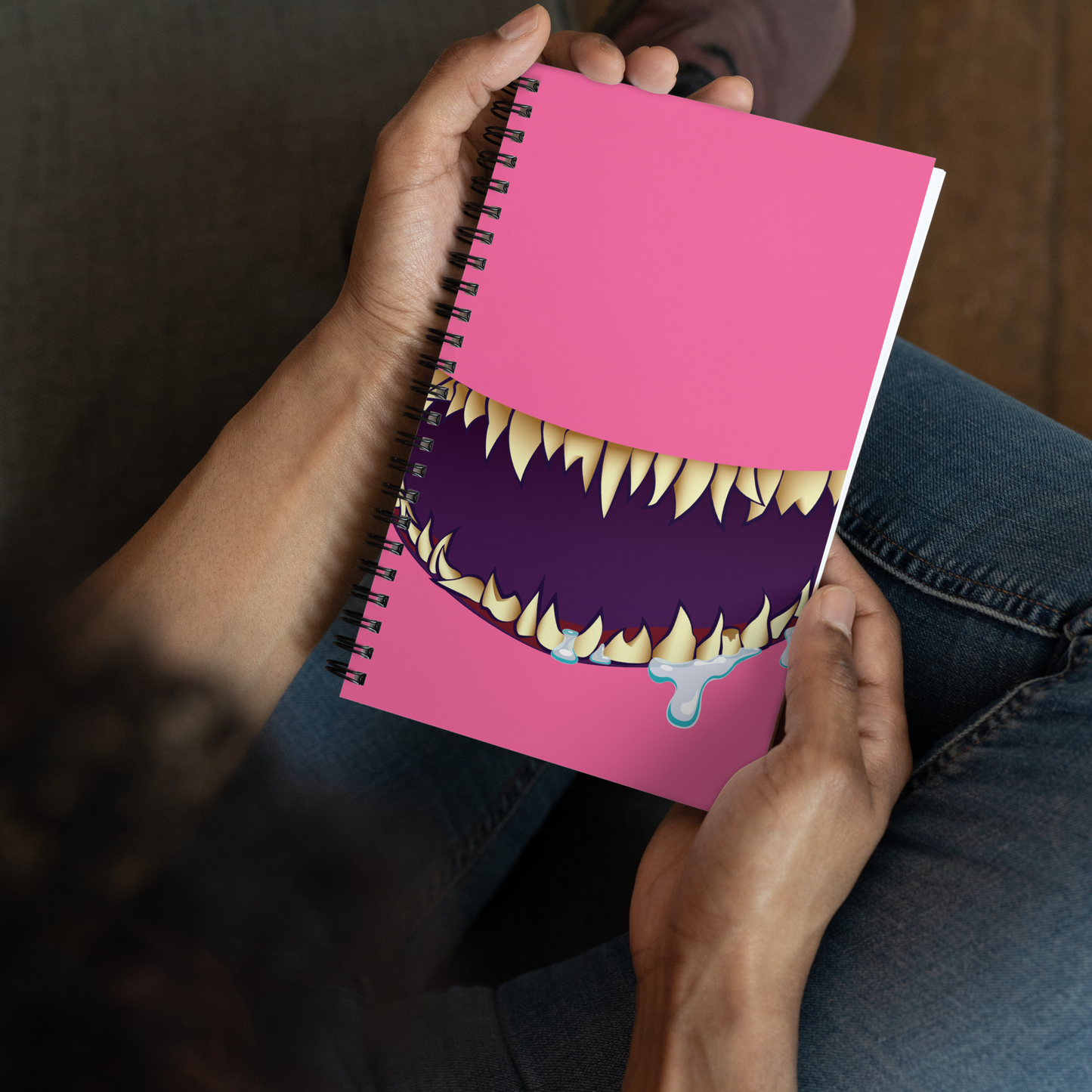 Hungry Smiling Vector Notebook