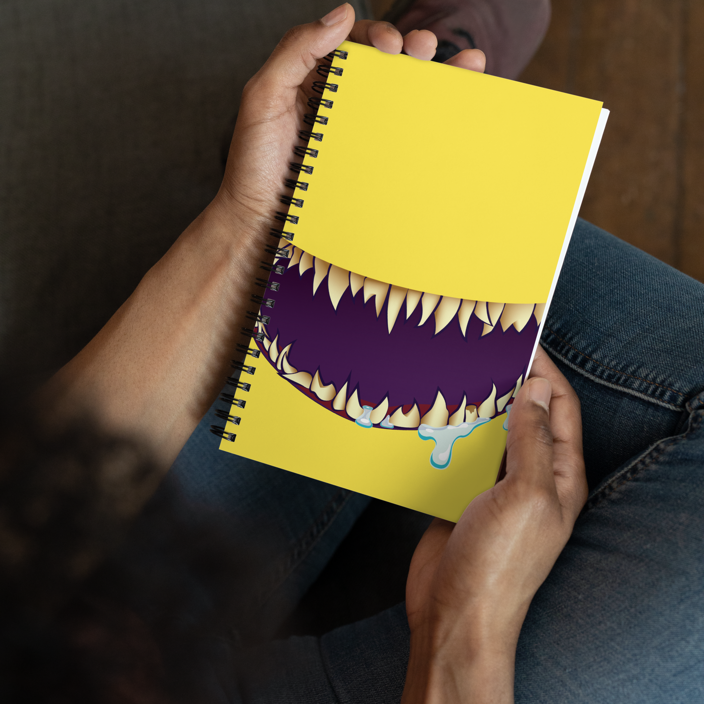 Hungry Smiling Vector Notebook