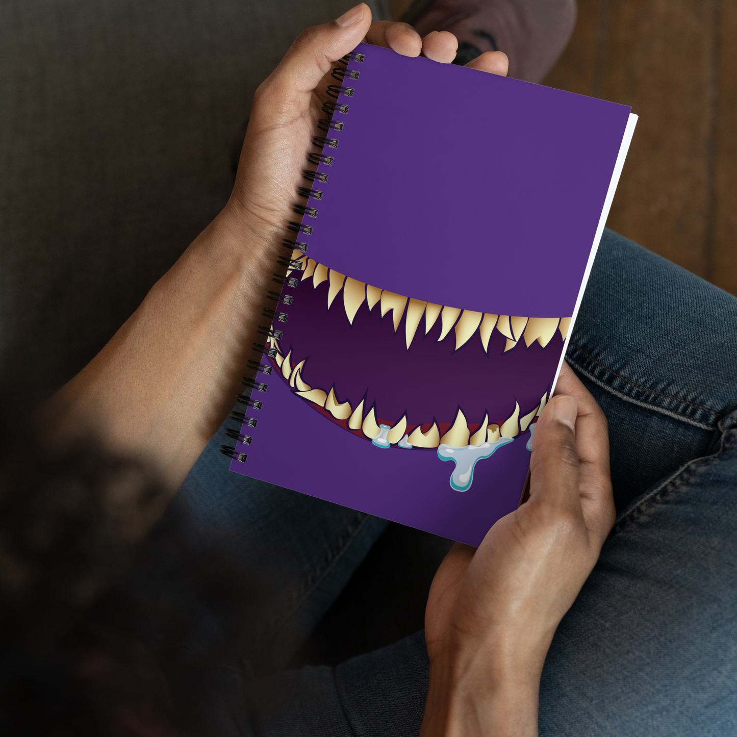 Hungry Smiling Vector Notebook