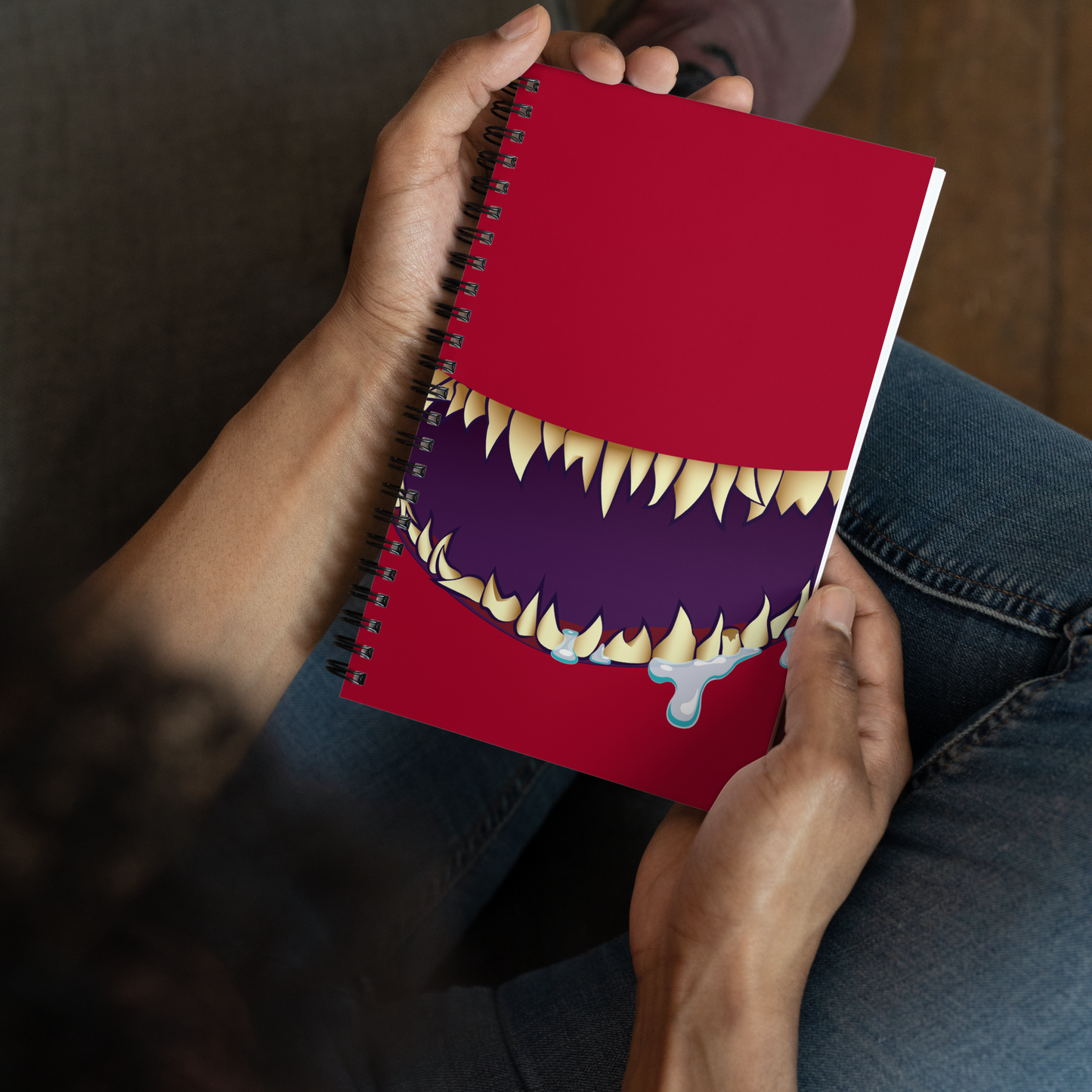 Hungry Smiling Vector Notebook