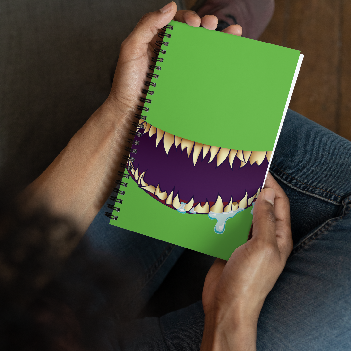 Hungry Smiling Vector Notebook