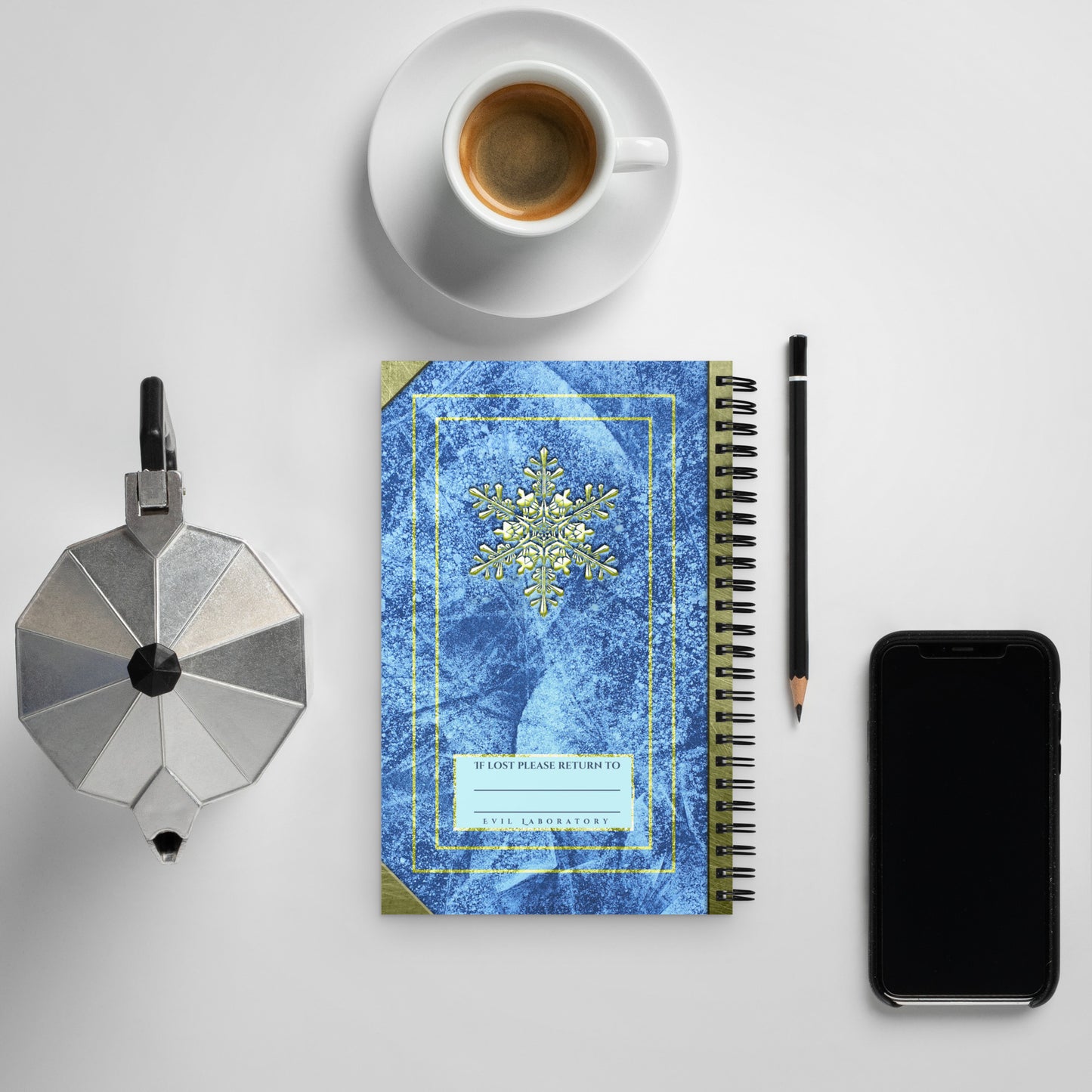 Magic Ice Tome Vector Notebook