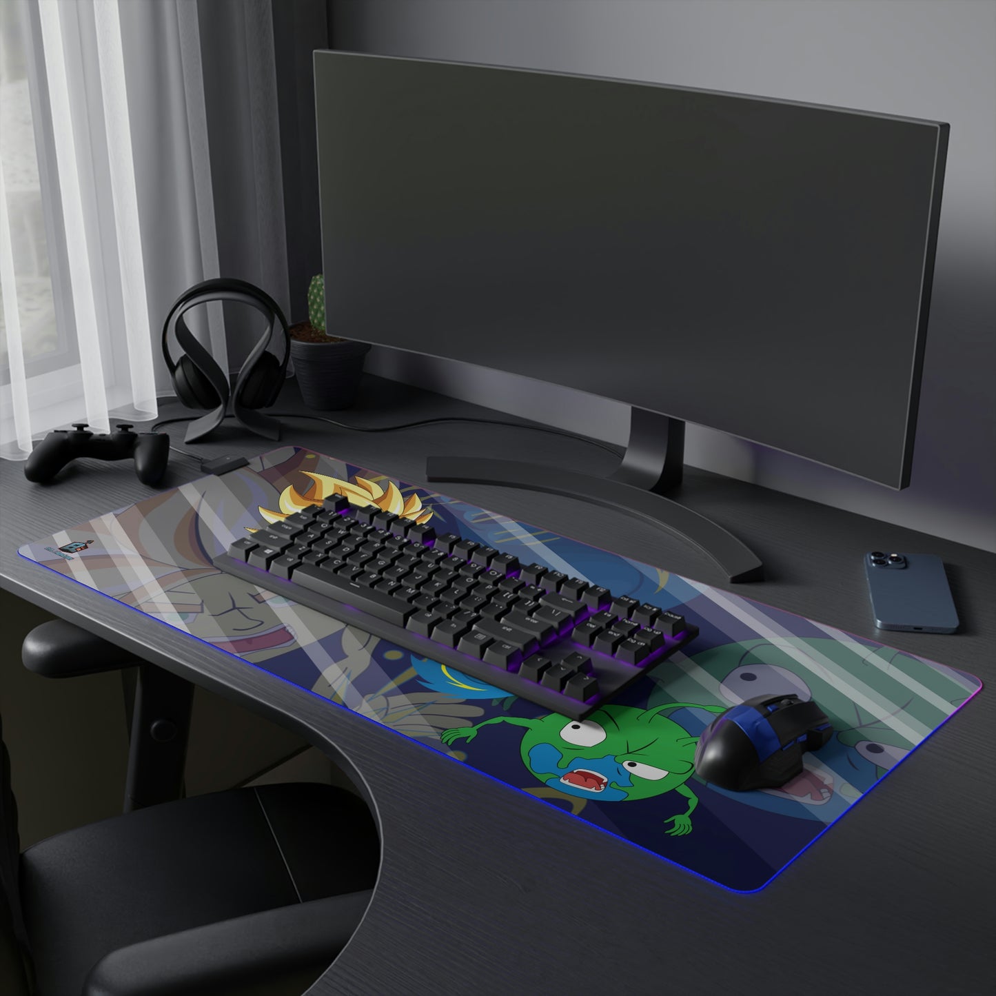 Solar Blast LED Mouse Pad Evil Laboratory