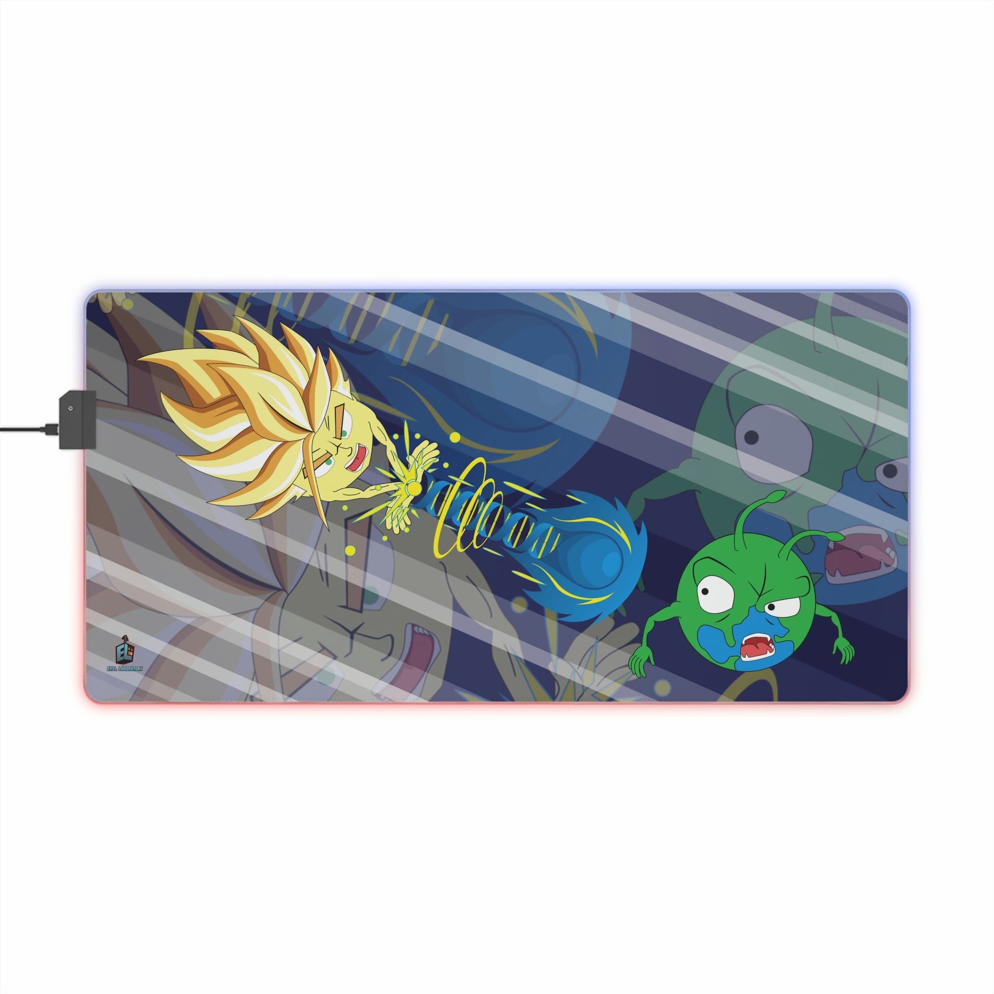 Solar Blast LED Mouse Pad Evil Laboratory