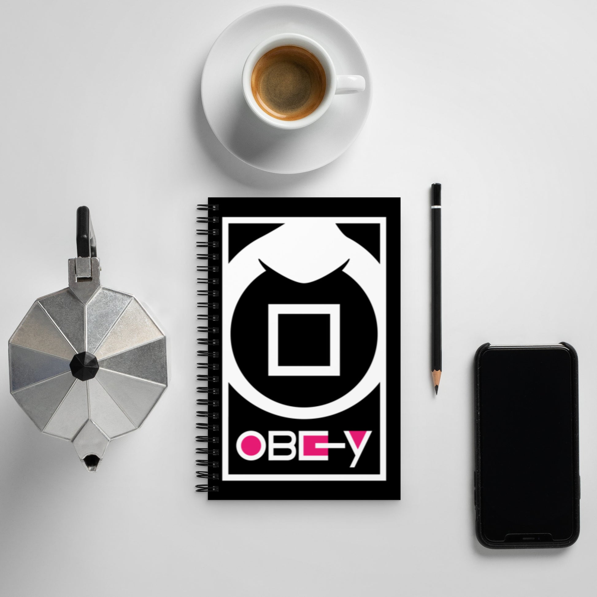 Obey Mask Vector Notebook Evil Laboratory